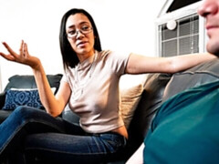 アジア人, デカチン, デカパイ, フェラチオ, 茶髪の, なめる, オナニー, ハメ撮り