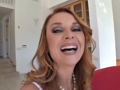 Grosse bite, Gros seins, Noire, Blonde, Brunette brune, Tir de sperme, Noir ébène, Interracial