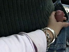 Lieveling, Grote lul, Grote mammen, Pijpbeurt, Auto, Flashing, Gezichtspunt, Tieten likken