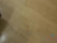 素人, ブロンド, 指いじり, 足コキ, 彼女, オイル, オーガズム, オマンコ