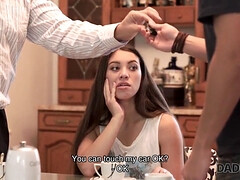 18 años, Mamada, Novio, Muñeca, Europeo, Pequeña, Hijo, Tetas