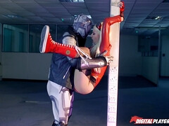 In den arsch, Aus dem arsch in den mund, Blasen, Schwanz, Französisch, Handjob, Latex, Rasiert
