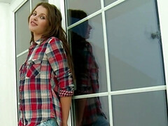 18 años, Rubia, Morena, Hembra, Afeitado, Flaco, Solo, Mojado