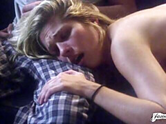 デカ尻, デカチン, ブロンド, フェラチオ, バック, 自然山雀, ティーン, オッパイの