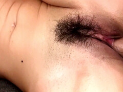 Exotic housewife called Kaori gets fucked in the living room