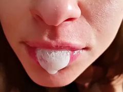close up oral creampie compilation