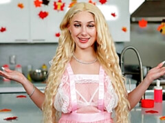 Grosser arsch, Grosse titten, Blondine, Blasen, Handjob, Milf, Muschi, Rasiert