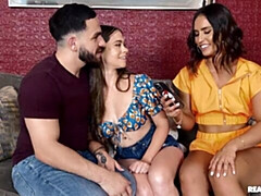 ベッドルーム, デカ尻, デカチン, バック, 女 人男 人, 自然山雀, ティーン, オッパイの