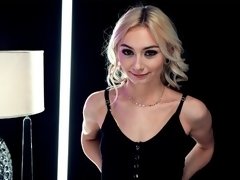 Blond, Pijpbeurt, Handbeurt, Zoenen, Ondergoed, Masturbatie, Geschoren, Tieten likken