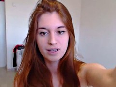 素人, 美女, ブロンド, 大学生, ディルド, オナニー, 一人
