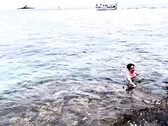 Kont, Gek, Lesbisch, Naakt, Kut duiken, Tiener, Tieten likken, Nat