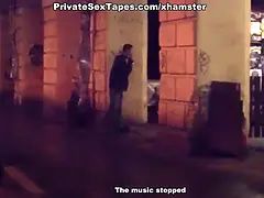 Public toilet deepthroat and raunchy amateur couple sex