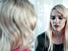 ベッドルーム, 眼鏡, キス, レズビアン, 淫乱熟女, ふっくら乳首, ガリガリ, オッパイの