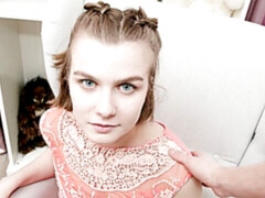 Amateur, Mamada, Estilo perrito, Pov, Cabello corto, Flaco, Adolescente, Tetas