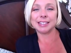 Blondine, Fingern, Milf, Pov