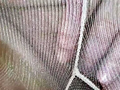 Hot BBW Wife in Granny Pantyhose Teasing Naughty Boys - Homemade MILF Masturbation