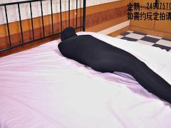 Pantyhose encasement: Asian, Solo  Fetish Porn