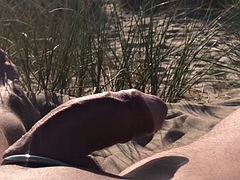 Amateur, Plage, Tir de sperme, Néerlandais, Homosexuelle, Branlette thaïlandaise, Masturbation, De plein air
