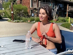 Минет, Брюнетки, Глубокая глотка, Член, Хд, Лизание жопы, Тощие, Сиськи