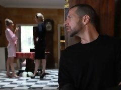 ブロンド, フェラチオ, バック, 手コキする, キス, ガリガリ, ティーン, オッパイの