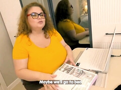 Chica, Gorda, Tetas grandes, Gorda, Sexo duro, Tetas naturales, Maestra, Trio
