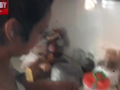Tina Baby My Sri Lankan Maid Teases Me in Kitchen While Wife is Away - Homemade Desi 4K Porn