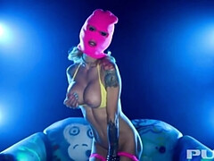 Gros seins, Blonde, Femelle, Fétiche, Hd, Solo, Tatouage