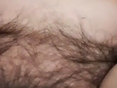 The hairy pussy of the 52 year old mature woman