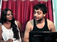 Enthousiasteling, Grote mammen, Gebondenheid, Bruinharig, Indisch, Naakt, Kut duiken, Tieten likken