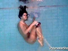 Underwater Show featuring dona's nudist porn