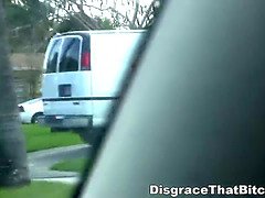 Shame that bitch - fucking in a whorish vicinity