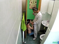 Thick dick stretches shaven pussy