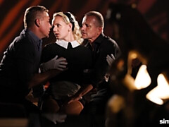 デカ尻, デカチン, デカパイ, ブロンド, フェラチオ, バック, 淫乱熟女, オッパイの