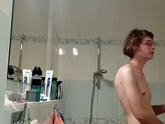 素人, ヨーロピアン, 面白, ゲイ, 現実, シャワー, ガリガリ, 一人