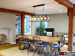 18, フェラチオ, 茶髪の, カワイイ, チン, ハードコア, レズビアン, 三人