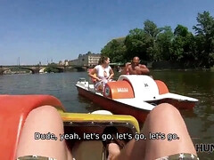 Pijpbeurt, Stel, Tsjechisch, Hd, Klein, Gezichtspunt, Tiener, Vrouw