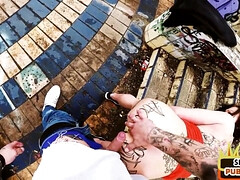 Amateur, Pajear, Sexo duro, Al aire libre, Público, Coño, Realidad, Mojado