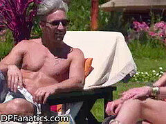 In den arsch, Blasen, Küssen, Im freien, Realität, Arsch lecken, Flotter dreier