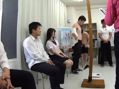 美女, デカパイ, 中出し, ディルド, 日本人, ティーン, 三人, おもちゃ