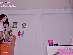 Enthousiasteling, Anaal, Schattig, Masturbatie, Russisch, Oud, Webcamera