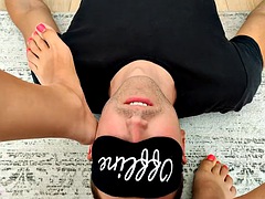 Enthousiasteling, Europees, Voeten, Fetisj, Voeten fetish, Masseren, Pools, Tiener