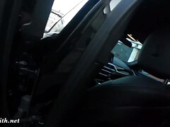 Culo, Coche, Loco, Al aire libre, Público, Coño, Tetas, Mojado