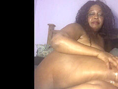 Big juicy ass, ebony amateur orgasm, asmr