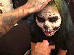 skelleton blow-job for halloween