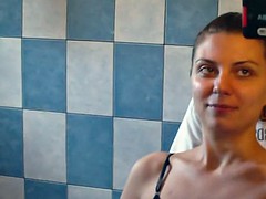 Dreamy girlfriend sucks the dick until the ejaculation