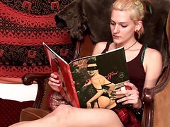 Blondine, Nahaufnahme, Spermaladung, Fetisch, Fingern, Hardcore, Eng, Titten