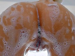 ブロンド, フェラチオ, イく瞬間, 淫乱熟女, 剃毛, オッパイの