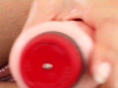 Bruinharig, Hd, Masturbatie, Alleen, Speelgoed