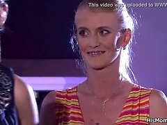 ブロンド, フェラチオ, エロ熟女, イマラチオ, 淫乱熟女, 母, 義母, ティーン