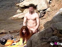 18 jahre, Leie, Grosse titten, Spermaladung, Hd, Öffentlich, Realität, Rotschopf